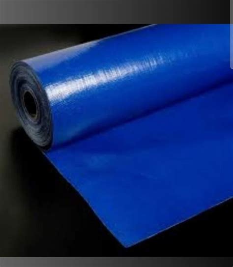 Pvc Coated Blue Laminated Hdpe Tarpaulin For Construction At ₹ 150kg