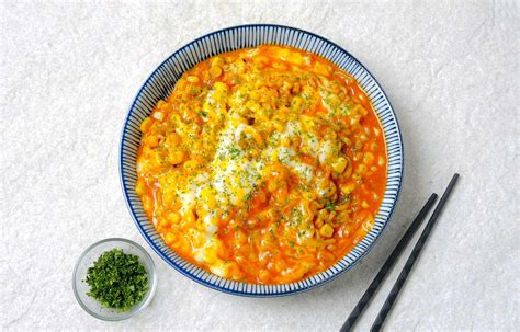 Korean Corn Cheese Instant Noodles Recipe Pepperph