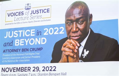 Civil Rights Attorney Benjamin L Crump Speaks At Westfield State