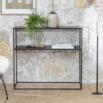 Lifa Living Metalen Wandtafel Chartres Zwart Metaal Webshop