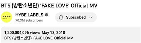 "FAKE LOVE" Jadi MV ke-6 BTS Yang Lampaui 1,2 Miliar Views | iniKpop