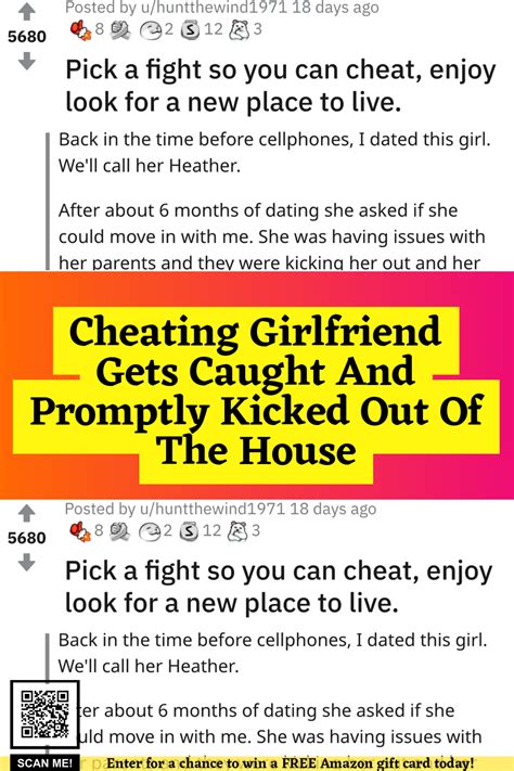 Cheating Girlfriend Gets Caught And Promptly Kicked Out Of The House Artofit