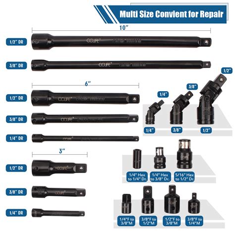 Verl Ngerung Satz Steckschl Ssel Verl Ngerungen Werkzeug