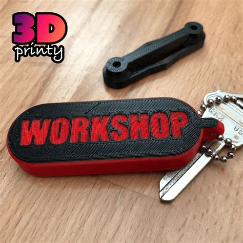 Spring Latch Keychain 3d Model By 3dprinty On Thangs