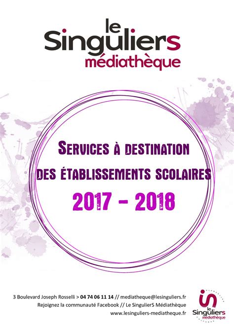 Calaméo Programme Accueils De Classes 2017 2018