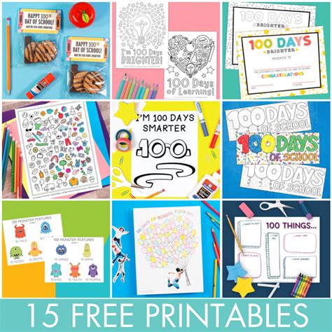 100th Day of School Printables – That's What {Che} Said...