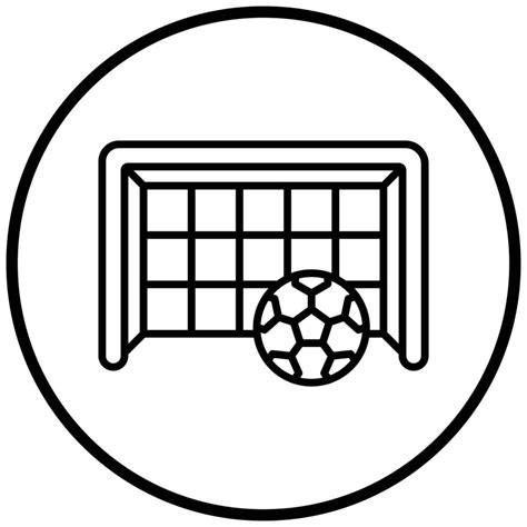 Football Goal Icon Style 8738258 Vector Art At Vecteezy