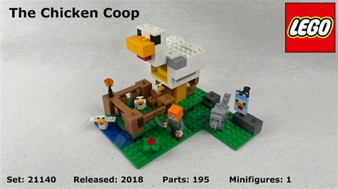 Lego Minecraft The Chicken Coop Set 21140 2018 Youtube