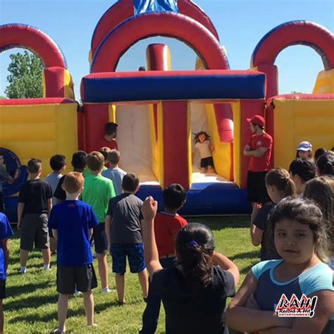 Adrenaline Rush Inflatable Obstacle Course Record A Hit Entertainment