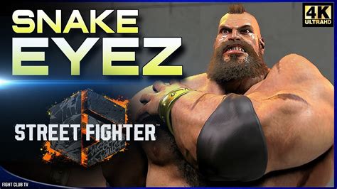 Snake Eyez Zangief Street Fighter 6 4K YouTube