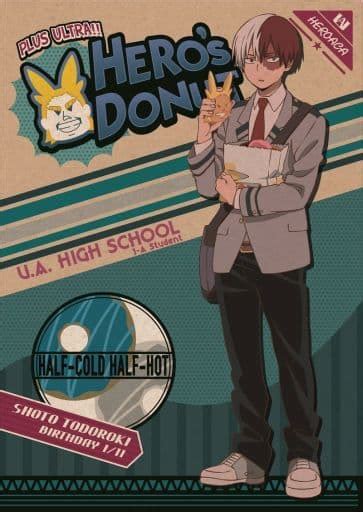 Clear File Shoto Todoroki Donut A4 Clear File MY HERO ACADEMIA