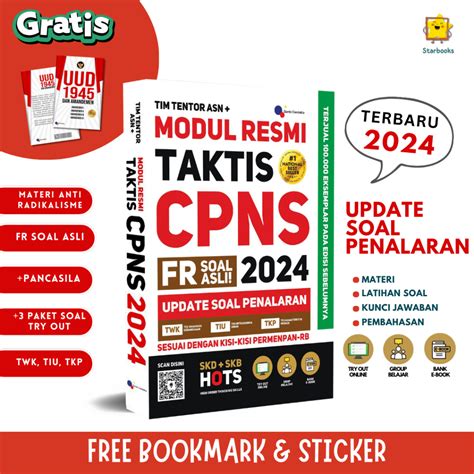 Jual Buku Modul Resmi Taktis Cpns Terkini Terupdate Garda