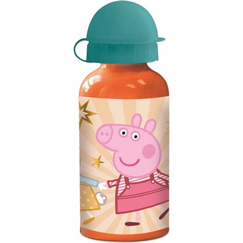 Pipsa Possu Vesipullo Aluminium Ml Lasten Aterimet Peppa Pig