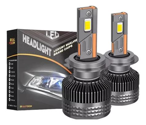 Lampada Hiper Led H7 Dual Vision Luxo 100 000 Lumens Parcelamento Sem