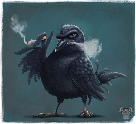 ArtStation - Rowdy Crow (Tapuri crow) Concept art