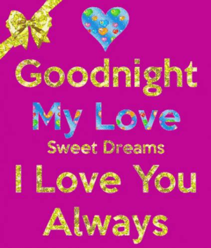 Good Night My Love Sweet Dreams Love You GIF | GIFDB.com