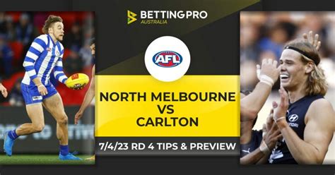 North Melbourne Vs Carlton Tips Afl 2023 Preview And Predictions