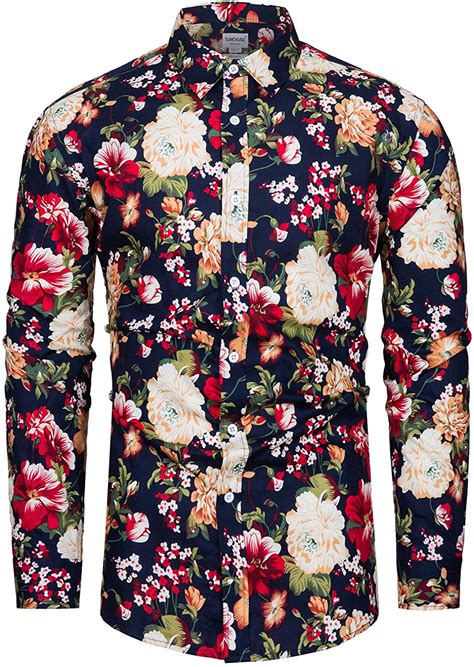 Mens Floral Printed Shirts The Streets Fashion And Music