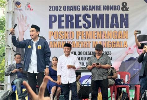 Rudianto Lallo Resmikan Posko Pemenangan Anak Rakyat Di Manggala Pluz Id