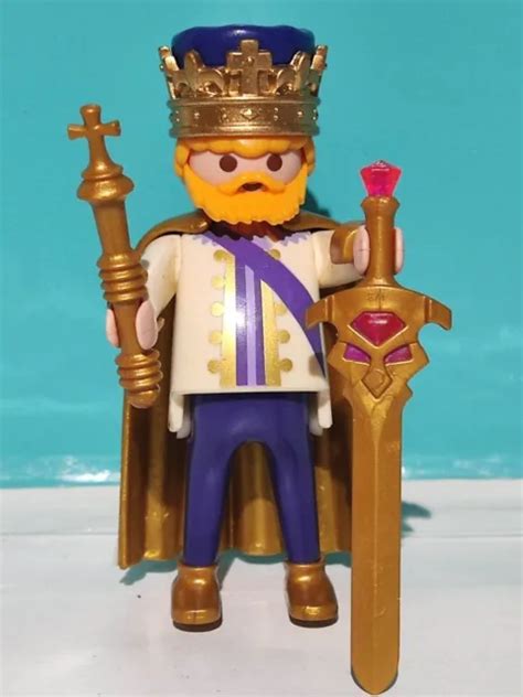 PLAYMOBIL FIGURE ROI Médiéval Château Des Chevaliers Médiéval Rois EUR