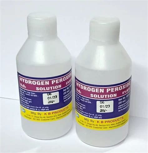 Hydrogen Peroxide Solution 100 Ml At Best Price In Ulhasnagar By Kb Products Id 2850323344655