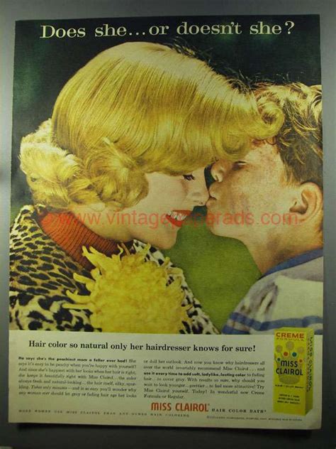 1972 Clairol Happiness Foam In Haircolor Ad Make Up