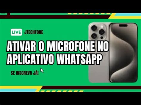Como Permitir O Microfone No Whatsapp Iphone - Como ativar o microfone do iPhone no WhatsApp - YouTube