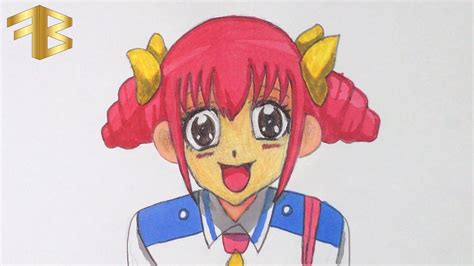 How To Draw Anime Girl Glitter Force Emily Drawing Cute Anime Girl