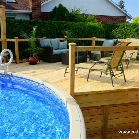 above-ground pool deck Archives | Patios et Clôtures Beaulieu