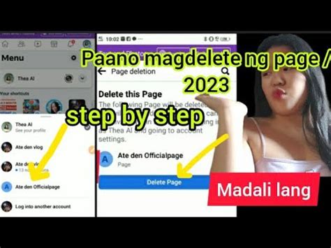 Paano Mag Delete Ng Facebook Page 2023 YouTube