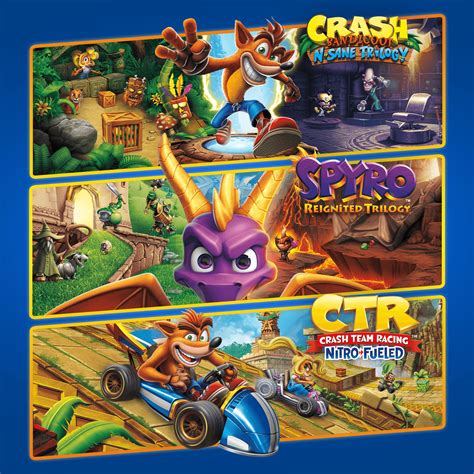 Crash Bandicoot Bundle N Sane Trilogy CTR Nitro Fueled