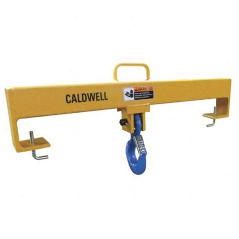 Caldwell Double Fork Single Fixed Hook Welded Steel Forklift Lifting