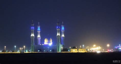 Umm Al Quwain City at Night, UAE