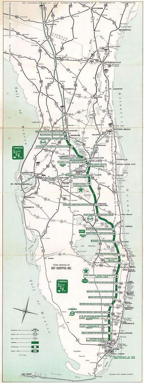 Road Map Of Florida Turnpike Gisele Ermentrude