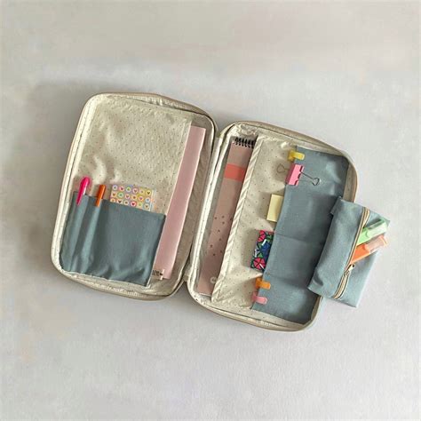 Canvas Organizer Art Supply Travel Bag For Large Sketchbooks Notebook