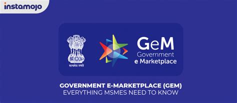 Government E Marketplace GeM Everything MSMEs Need To Know