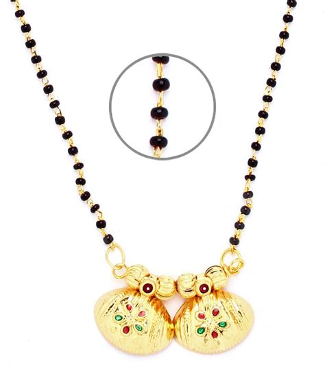 gold plated enamelled south indian mangalsutra  goldnera buy gold