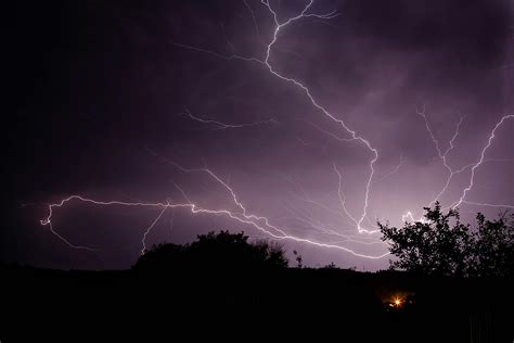 Lightning Jolt During Night Time · Free Stock Photo