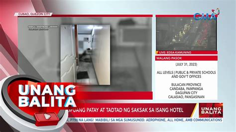 Babae Natagpuang Patay At Tadtad Ng Saksak Sa Isang Hotel Ub Youtube