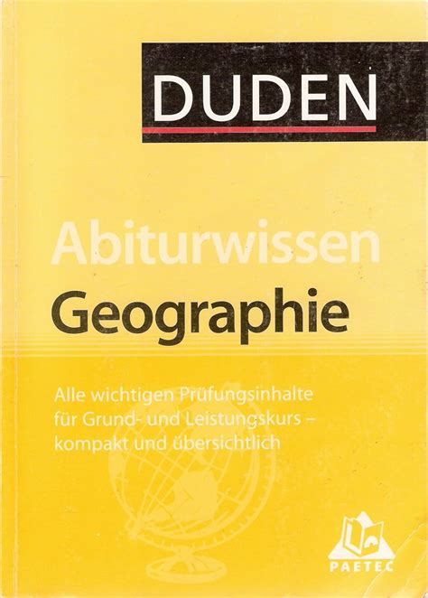 Amazon Duden Abiturwissen Geographie Books