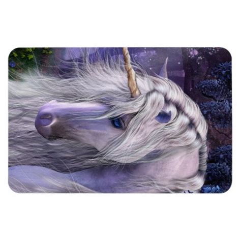 Moonlight Serenade Unicorn Premium Flexi Magnet Zazzle