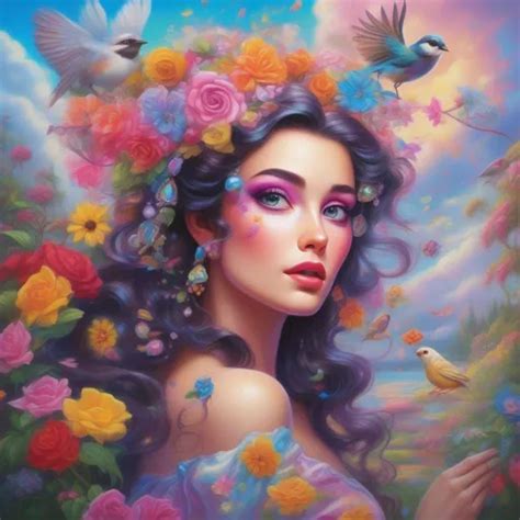 A Beautiful And Colourful Persephone Whose Brunette