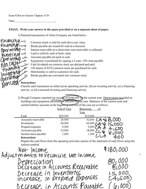 Exam 2 Review Pt 2 1 Exam 2 Review Session Chapters 17 Name