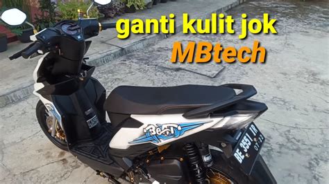 Modifikasi Motor Beat Ganti Kulit Jok MBtech YouTube