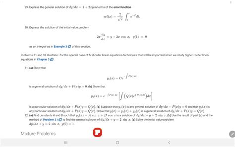 Solved 29 Express The General Solution Of Dydx12xy In