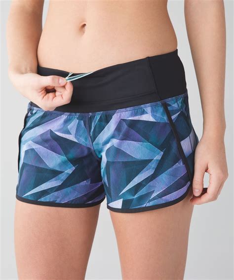 Lululemon Run Times Short 4 Way Stretch 4 Pretty Prism Multi