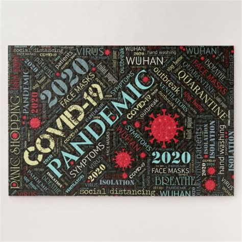 Covid 19 Text Design Color1 Id742 Jigsaw Puzzle