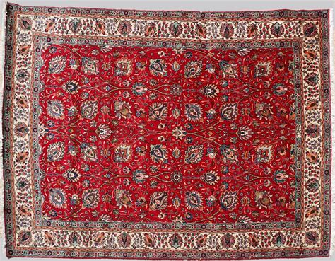 Lot Persian Tabriz Wool Rug