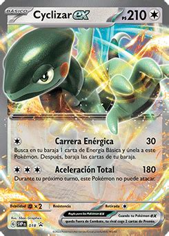 Cyclizar Ex Escarlata Y P Rpura Cartas Promo Base De Datos De