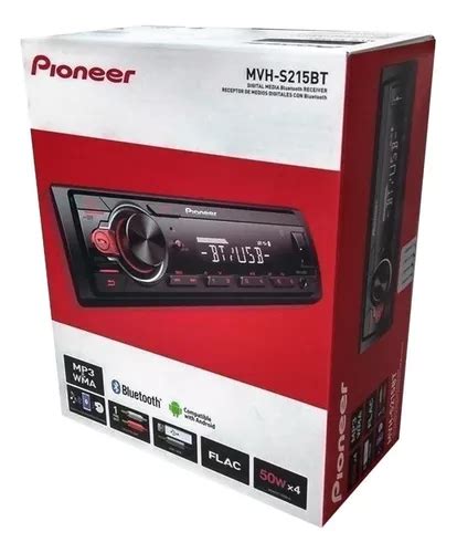 Autoestéreo Para Auto Pioneer Mvh S215bt Con Usb Y Bluetooth MercadoLibre